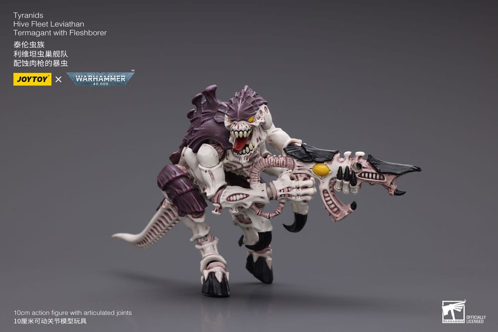 Warhammer 40k Actionfigur 1/18 Tyranids Hive Fleet Leviathan Termagant with Fleshborer 12 cm    - Preorder - ETA: 25.11.2025