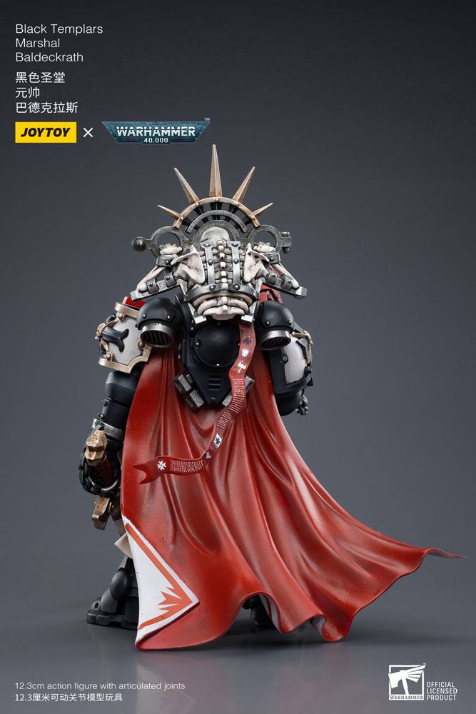 Warhammer 40k Actionfigur 1/18 Black Templars Marshal Baldeckrath 12 cm - Preorder - ETA: 25.11.2026