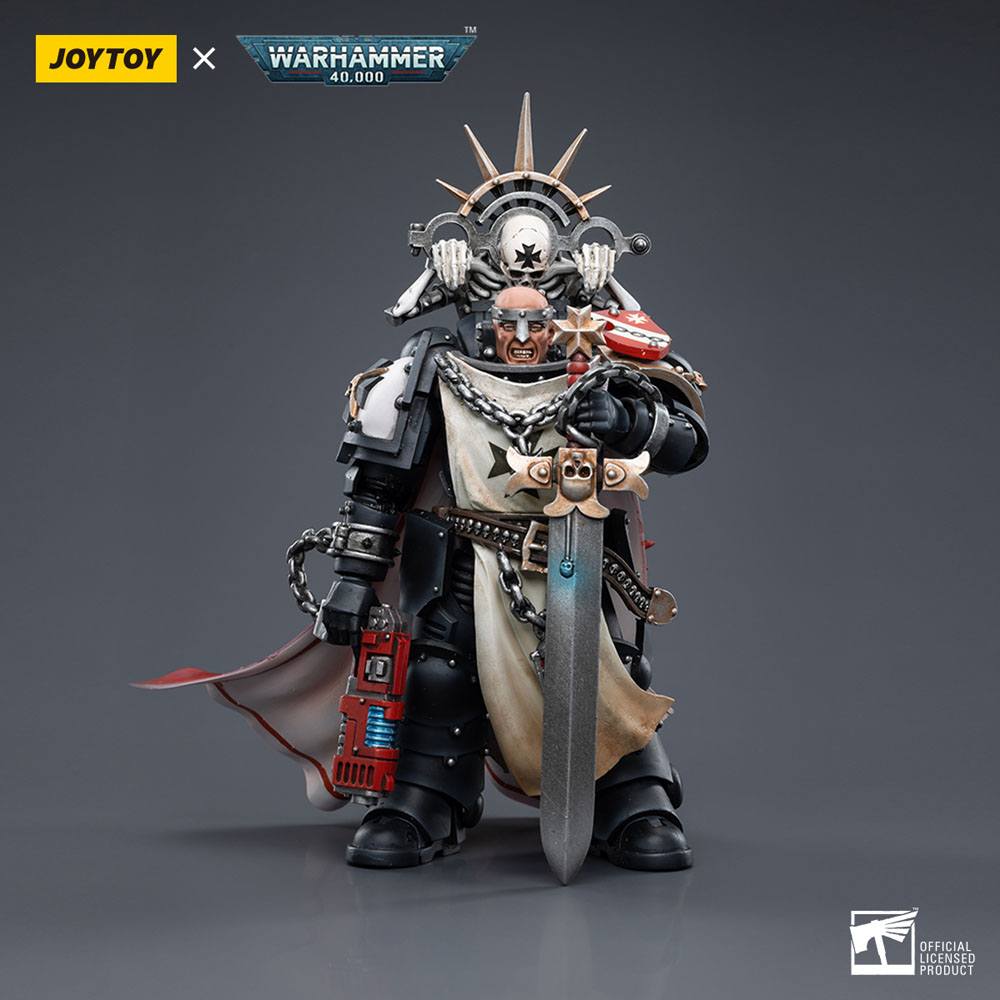 Warhammer 40k Actionfigur 1/18 Black Templars Marshal Baldeckrath 12 cm - Preorder - ETA: 25.11.2026