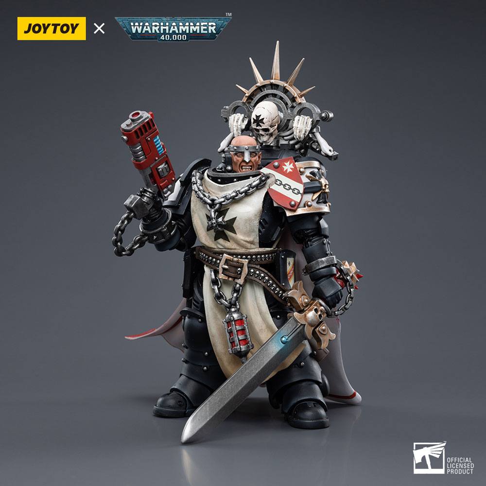 Warhammer 40k Actionfigur 1/18 Black Templars Marshal Baldeckrath 12 cm - Preorder - ETA: 25.11.2026