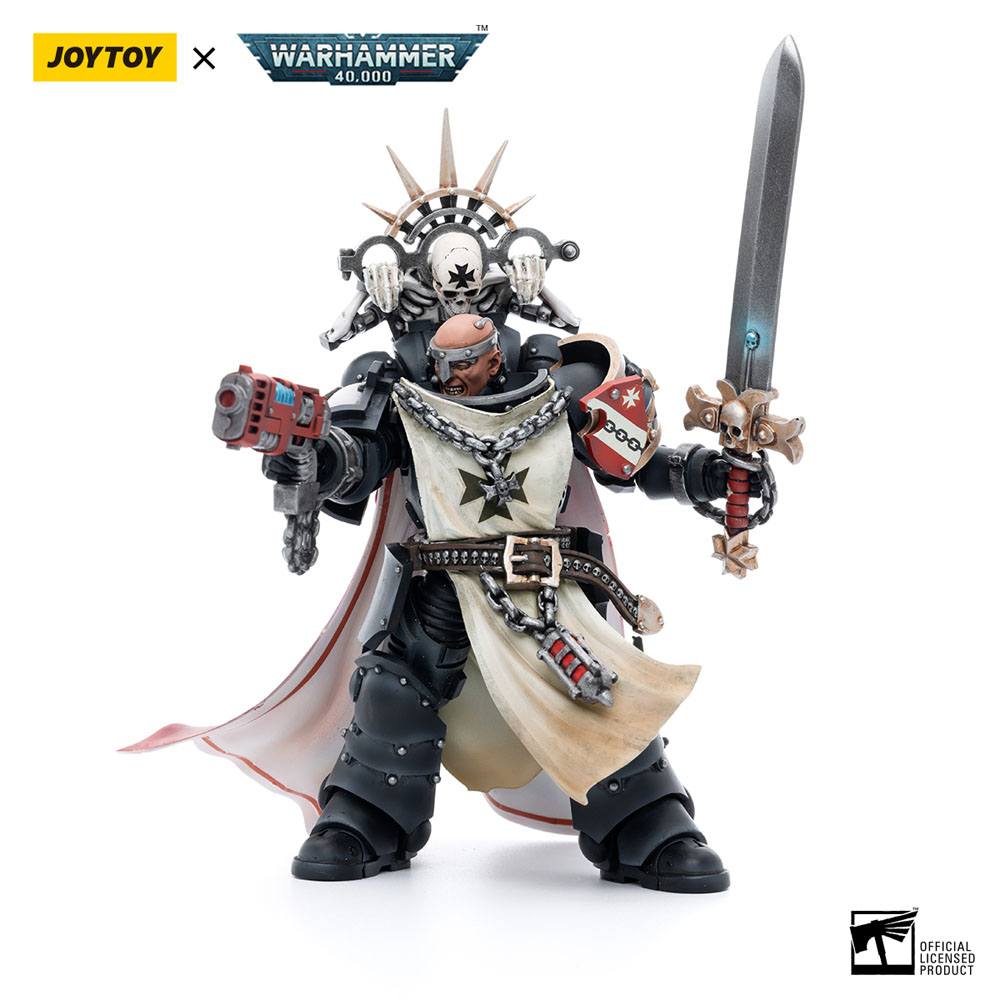 Warhammer 40k Actionfigur 1/18 Black Templars Marshal Baldeckrath 12 cm - Preorder - ETA: 25.11.2026