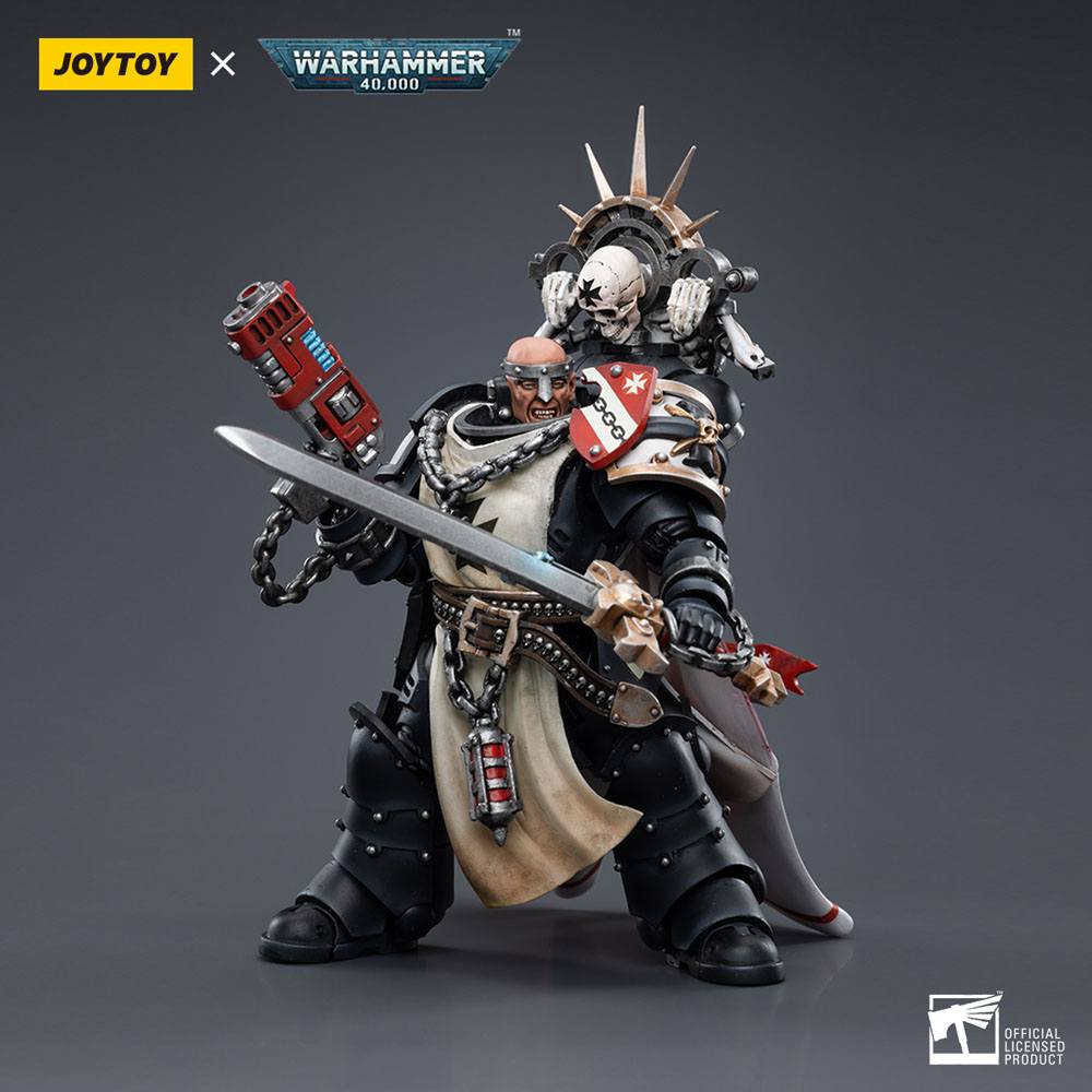 Warhammer 40k Actionfigur 1/18 Black Templars Marshal Baldeckrath 12 cm - Preorder - ETA: 25.11.2026