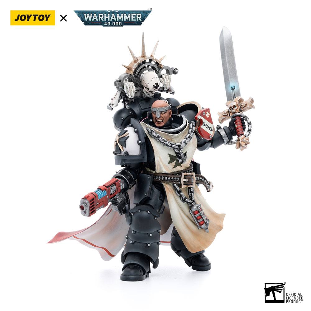 Warhammer 40k Actionfigur 1/18 Black Templars Marshal Baldeckrath 12 cm - Preorder - ETA: 25.11.2026