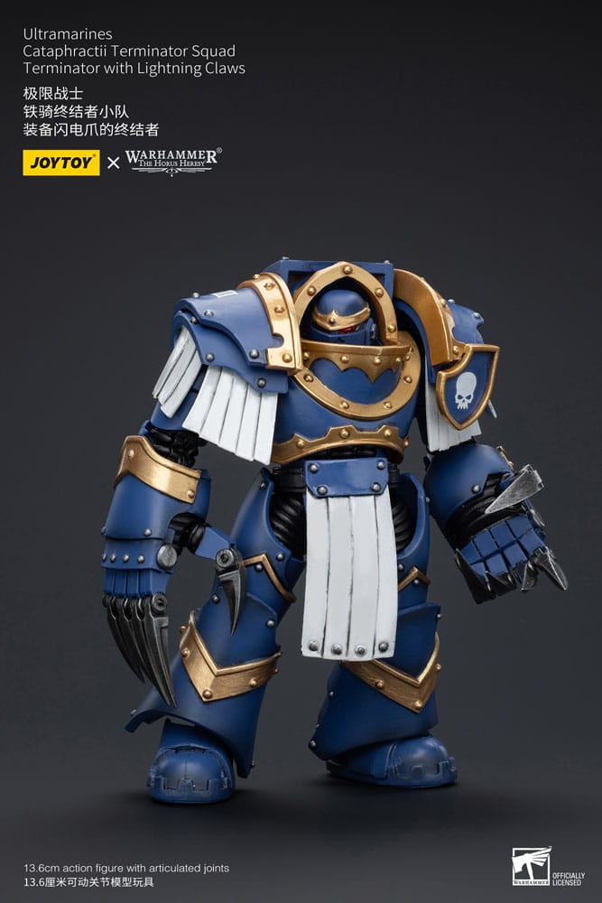 Warhammer The Horus Heresy Actionfigur 1/18 Ultramarines Cataphractii Terminator Squad Terminator with Lightning Claws 14 cm       - Versand: 5-7 Tage nach Bestellung