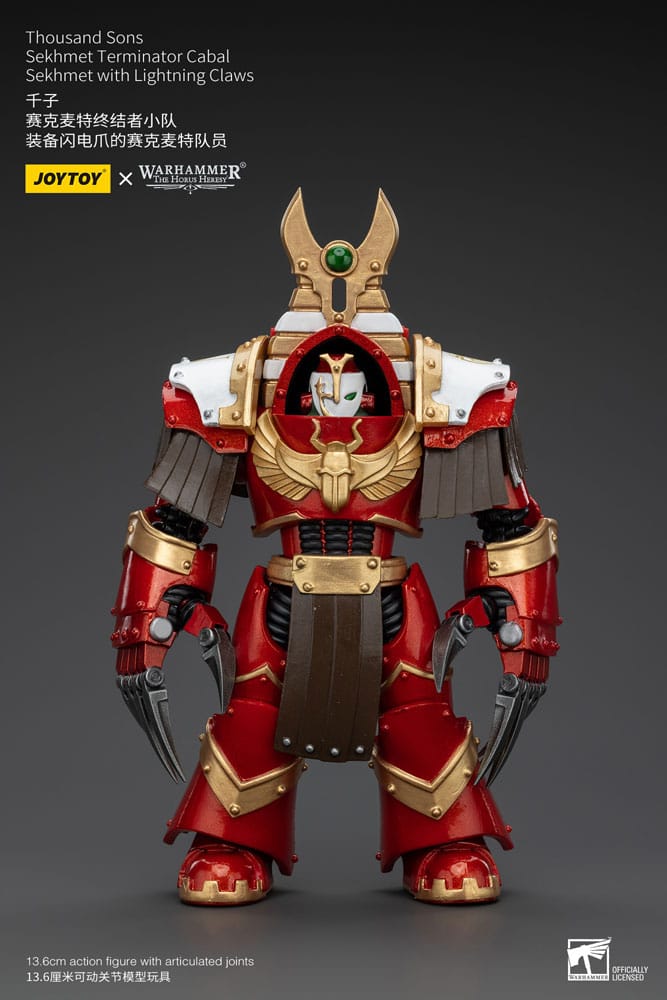 Warhammer The Horus Heresy Actionfigur 1/18 Thousand Sons Sekhmet Terminator Cabal Sekhmet with Lightning Claws 14 cm - Versand: 5-7 Tage nach Bestellung