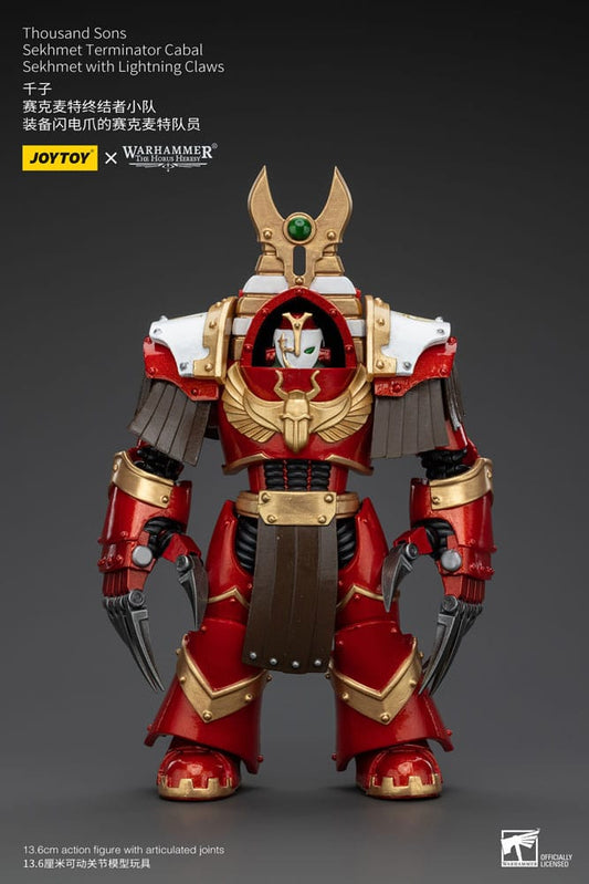 Warhammer The Horus Heresy Actionfigur 1/18 Thousand Sons Sekhmet Terminator Cabal Sekhmet with Lightning Claws 14 cm - Versand: 5-7 Tage nach Bestellung