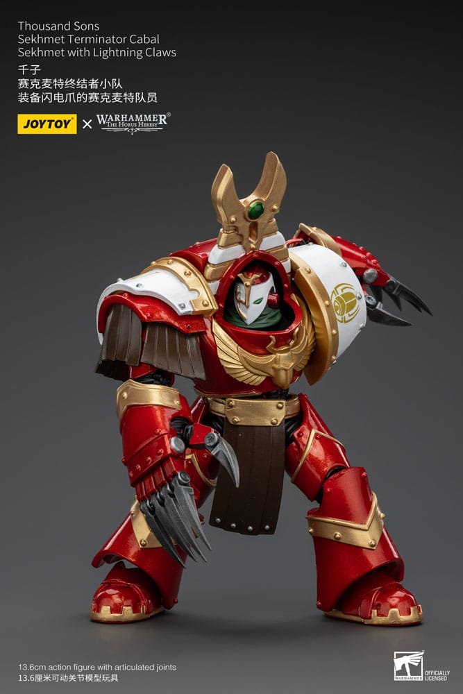 Warhammer The Horus Heresy Actionfigur 1/18 Thousand Sons Sekhmet Terminator Cabal Sekhmet with Lightning Claws 14 cm - Versand: 5-7 Tage nach Bestellung