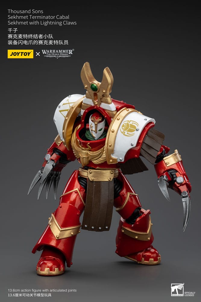 Warhammer The Horus Heresy Actionfigur 1/18 Thousand Sons Sekhmet Terminator Cabal Sekhmet with Lightning Claws 14 cm - Versand: 5-7 Tage nach Bestellung