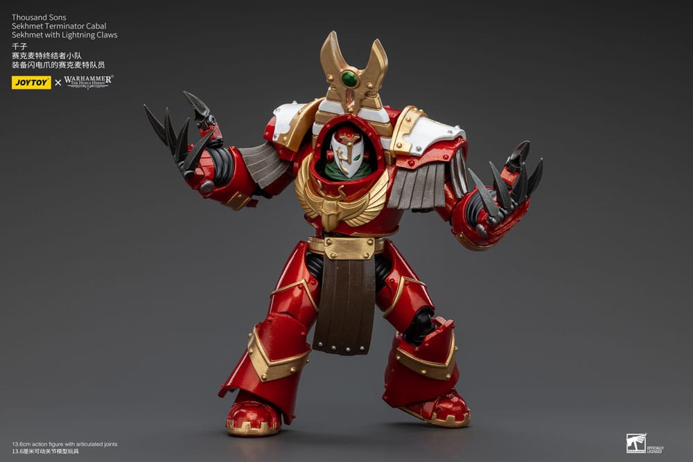 Warhammer The Horus Heresy Actionfigur 1/18 Thousand Sons Sekhmet Terminator Cabal Sekhmet with Lightning Claws 14 cm - Versand: 5-7 Tage nach Bestellung
