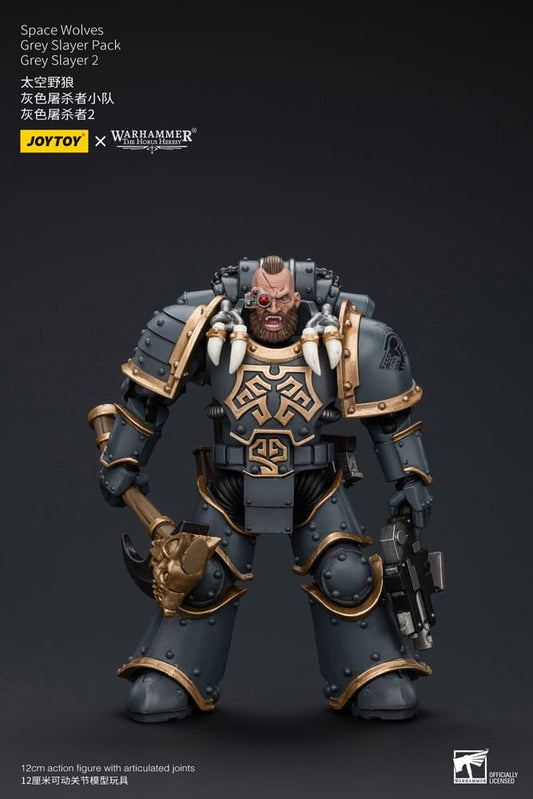 Warhammer The Horus Heresy Actionfigur 1/18 Space Wolves Grey Slayer Pack Grey Slayer 2 12 cm   - Preorder - ETA: 10.01.2026