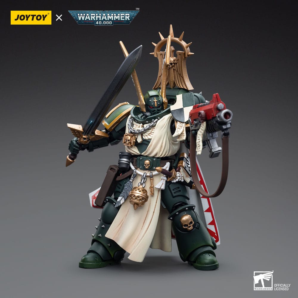 Warhammer 40k Actionfigur 1/18 Dark Angels Master Lazarus 12 cm  - Preorder - ETA: 20.10.2025