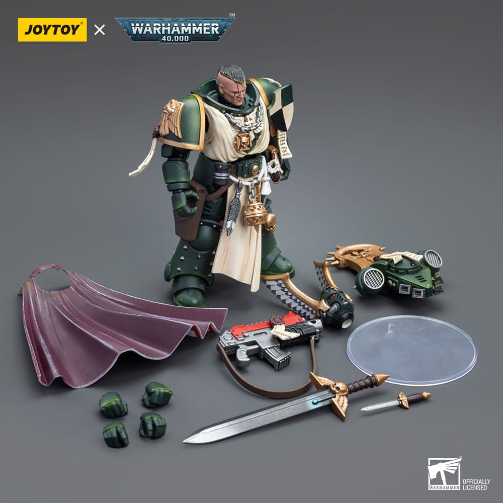 Warhammer 40k Actionfigur 1/18 Dark Angels Master Lazarus 12 cm  - Preorder - ETA: 20.10.2025