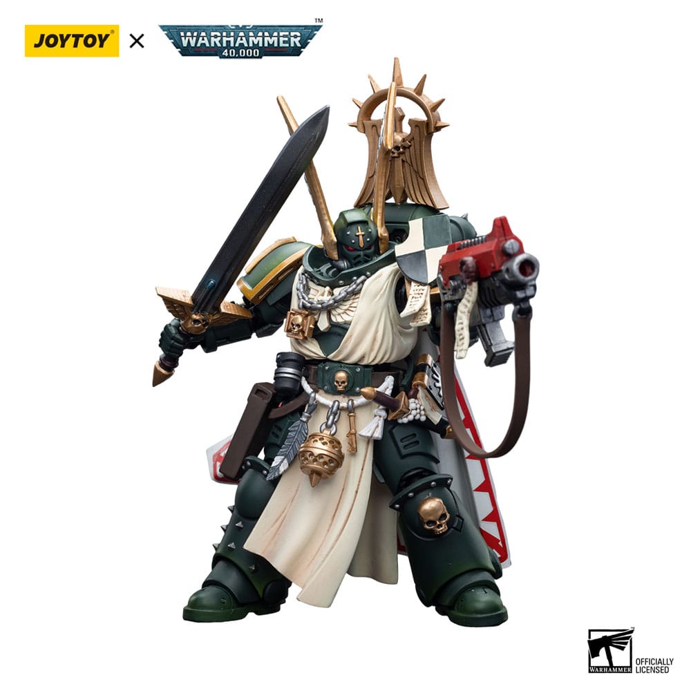 Warhammer 40k Actionfigur 1/18 Dark Angels Master Lazarus 12 cm  - Preorder - ETA: 20.10.2025