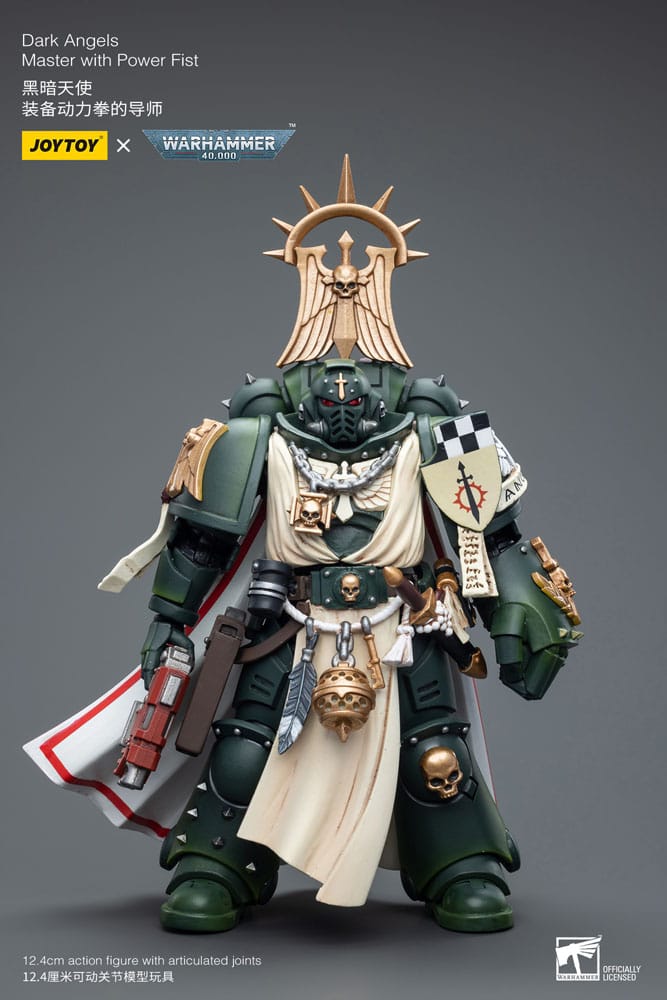 Warhammer 40k Actionfigur 1/18 Dark Angels Master with Power Fist 12 cm - Preorder - ETA: 19.12.2025