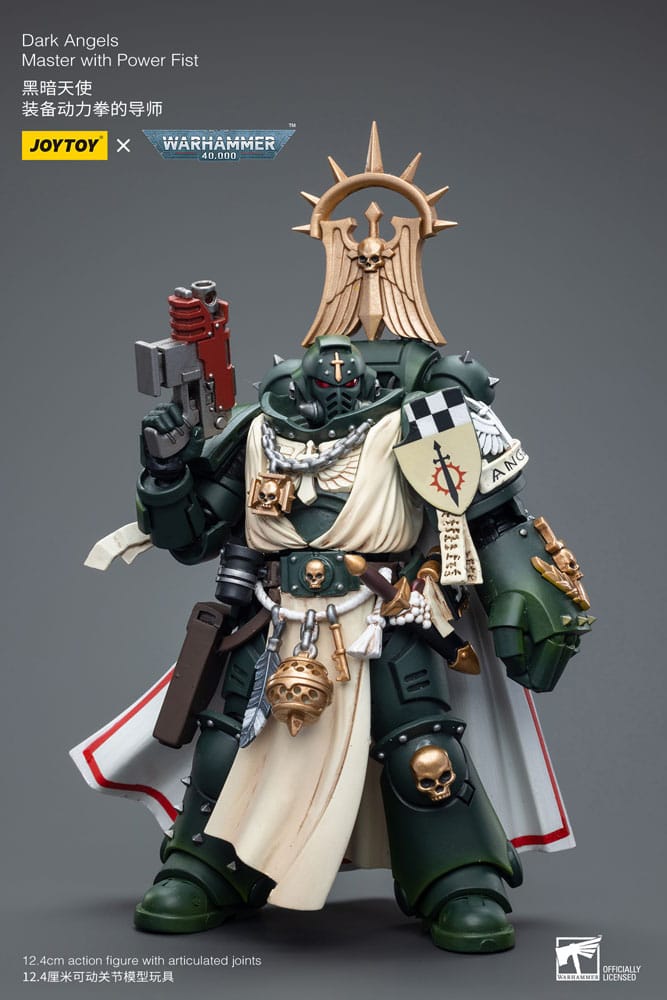 Warhammer 40k Actionfigur 1/18 Dark Angels Master with Power Fist 12 cm - Preorder - ETA: 19.12.2025