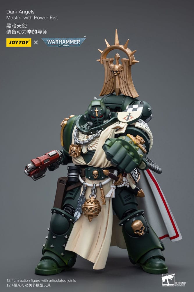 Warhammer 40k Actionfigur 1/18 Dark Angels Master with Power Fist 12 cm - Preorder - ETA: 19.12.2025