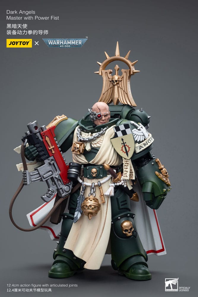 Warhammer 40k Actionfigur 1/18 Dark Angels Master with Power Fist 12 cm - Preorder - ETA: 19.12.2025