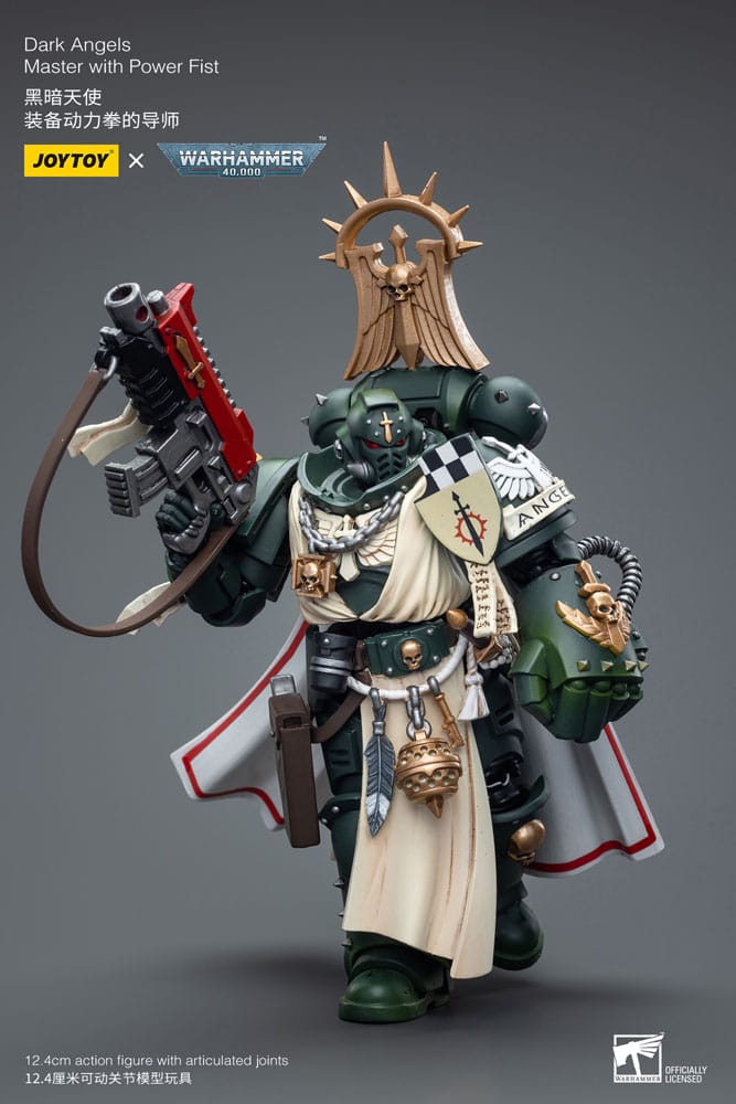 Warhammer 40k Actionfigur 1/18 Dark Angels Master with Power Fist 12 cm - Preorder - ETA: 19.12.2025