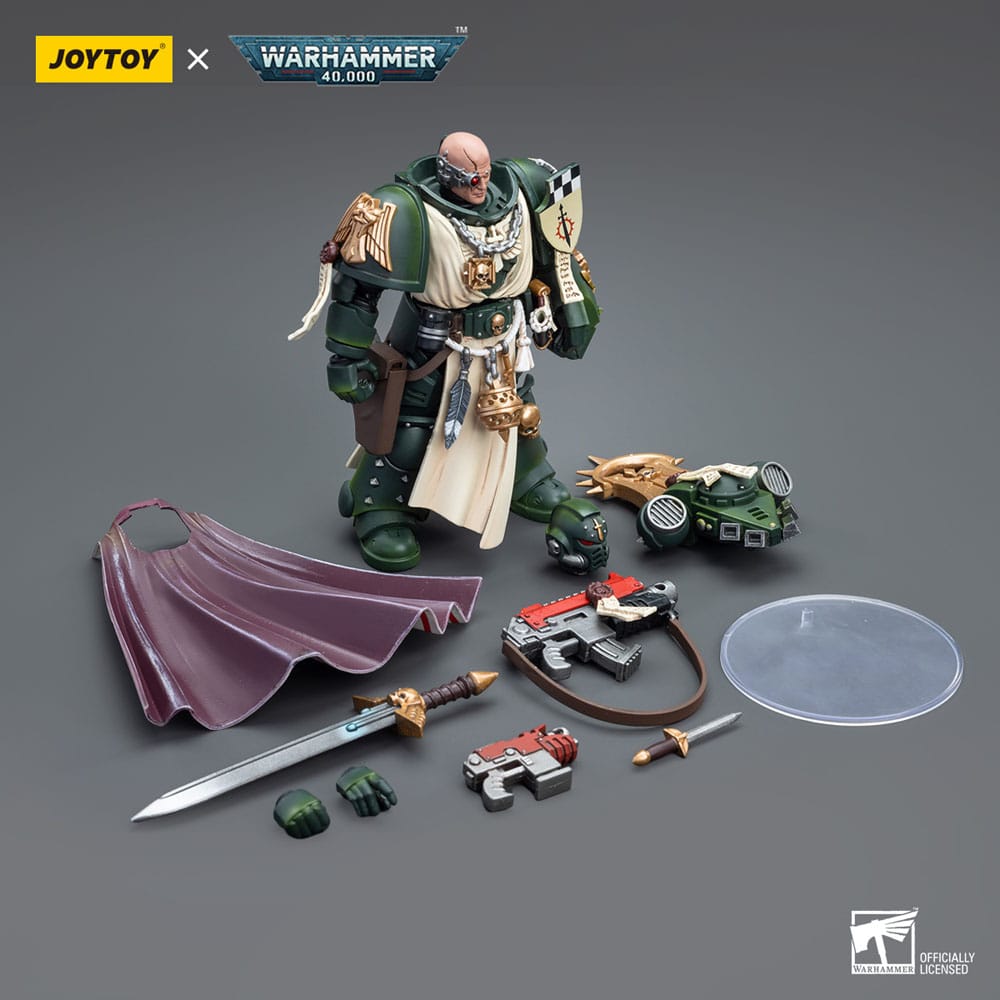 Warhammer 40k Actionfigur 1/18 Dark Angels Master with Power Fist 12 cm - Preorder - ETA: 19.12.2025