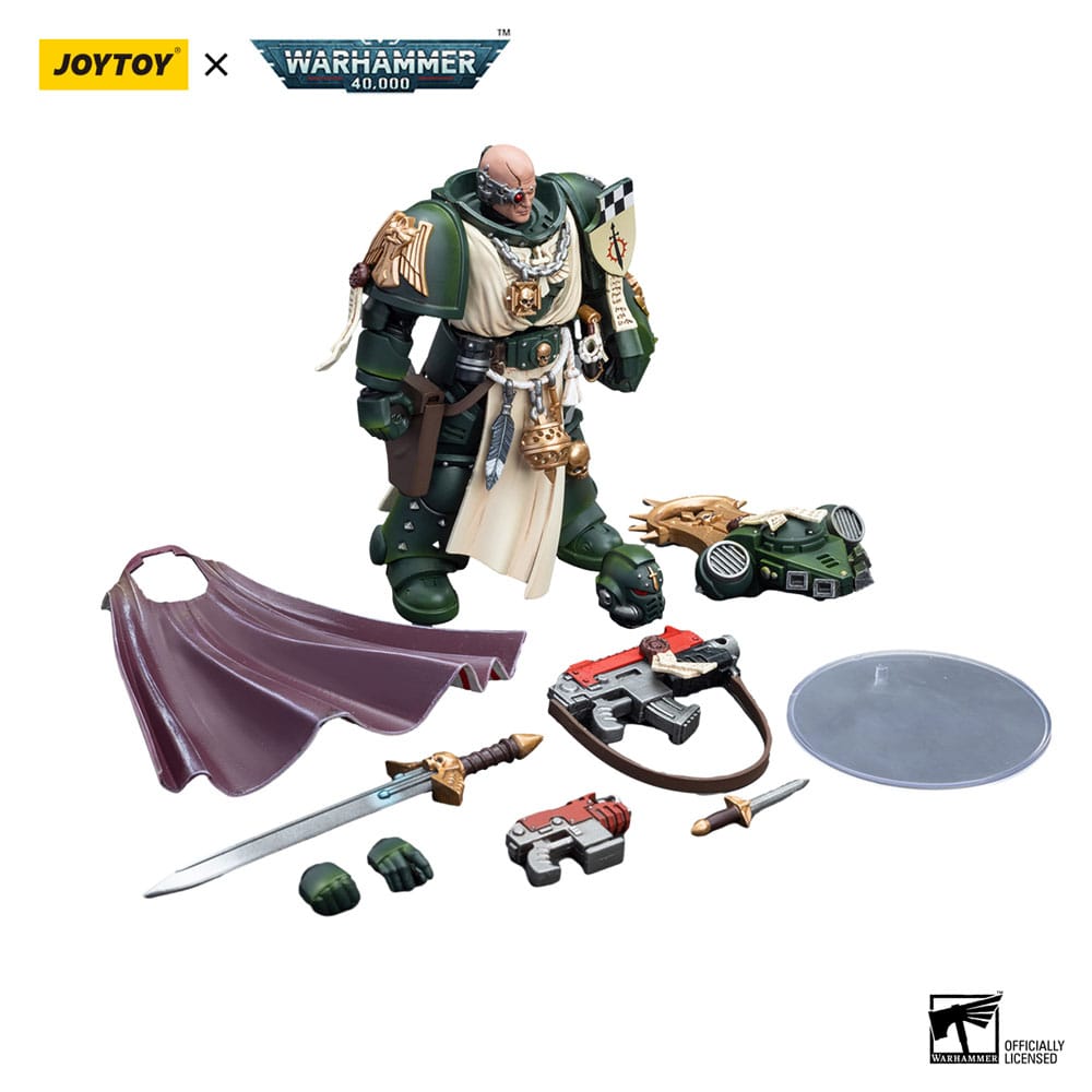 Warhammer 40k Actionfigur 1/18 Dark Angels Master with Power Fist 12 cm - Preorder - ETA: 19.12.2025