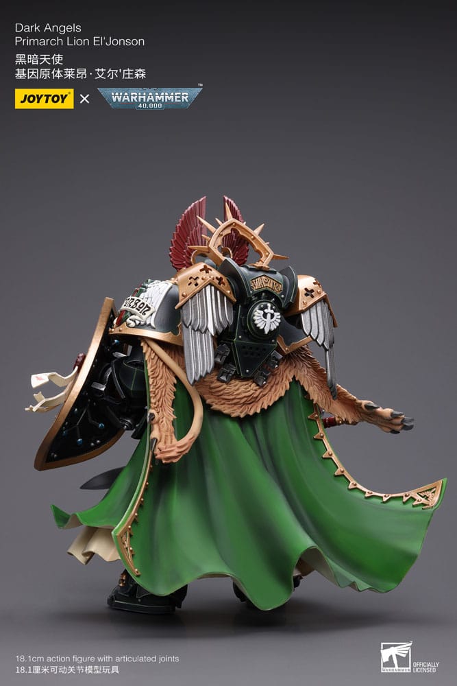 Warhammer 40k Actionfigur 1/18 Dark Angels Primarch Lion El' Jonson 18 cm Reproduktion - Versand: 5-7 Tage nach Bestellung
