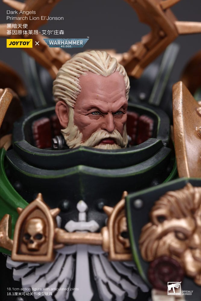 Warhammer 40k Actionfigur 1/18 Dark Angels Primarch Lion El' Jonson 18 cm Reproduktion - Versand: 5-7 Tage nach Bestellung