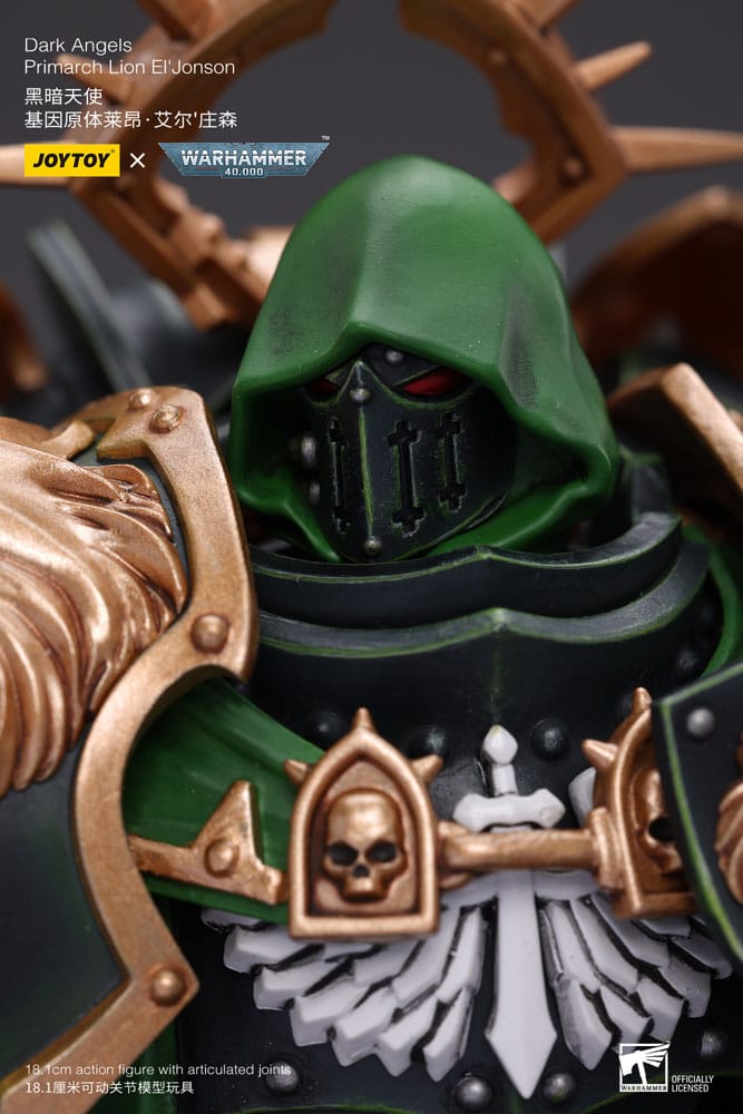 Warhammer 40k Actionfigur 1/18 Dark Angels Primarch Lion El' Jonson 18 cm Reproduktion - Versand: 5-7 Tage nach Bestellung