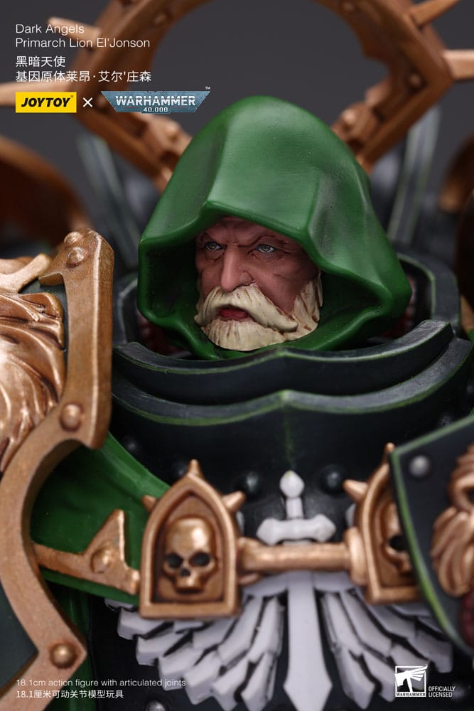 Warhammer 40k Actionfigur 1/18 Dark Angels Primarch Lion El' Jonson 18 cm Reproduktion - Versand: 5-7 Tage nach Bestellung
