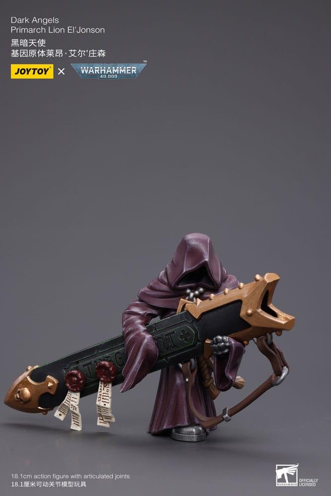 Warhammer 40k Actionfigur 1/18 Dark Angels Primarch Lion El' Jonson 18 cm Reproduktion - Versand: 5-7 Tage nach Bestellung