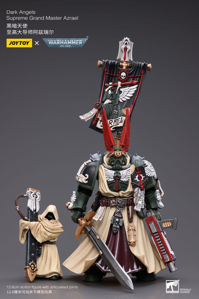 Warhammer 40k Actionfigur 1/18 Dark Angels Supreme Grand Master Azrael 13 cm - Versand: 5-7 Tage nach Bestellung