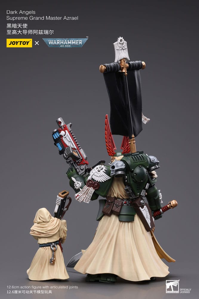 Warhammer 40k Actionfigur 1/18 Dark Angels Supreme Grand Master Azrael 13 cm - Versand: 5-7 Tage nach Bestellung