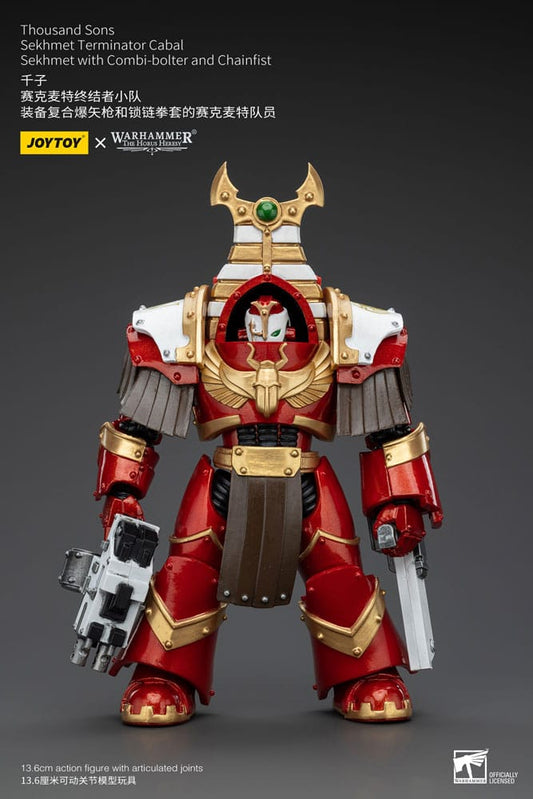 Warhammer The Horus Heresy Actionfigur 1/18 Thousand Sons Sekhmet Terminator Cabal Sekhmet with Combi-Bolter and Chainfist 14 cm - Versand: 5-7 Tage nach Bestellung