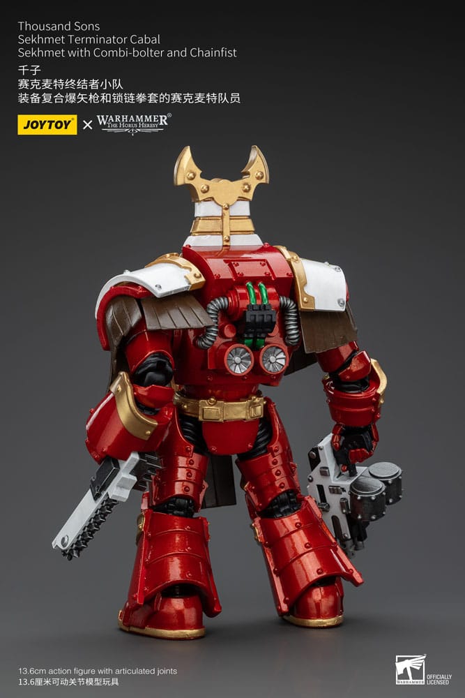 Warhammer The Horus Heresy Actionfigur 1/18 Thousand Sons Sekhmet Terminator Cabal Sekhmet with Combi-Bolter and Chainfist 14 cm - Versand: 5-7 Tage nach Bestellung