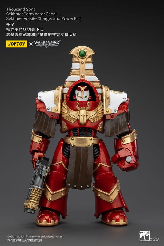 Warhammer The Horus Heresy Actionfigur 1/18 Thousand Sons Sekhmet Terminator Cabal Sekhmet Volkite Charger and Power Fist 14 cm - Versand: 5-7 Tage nach Bestellung