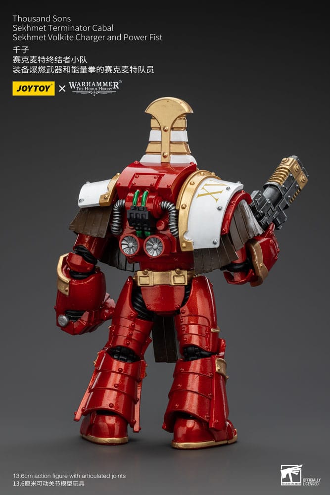 Warhammer The Horus Heresy Actionfigur 1/18 Thousand Sons Sekhmet Terminator Cabal Sekhmet Volkite Charger and Power Fist 14 cm - Versand: 5-7 Tage nach Bestellung