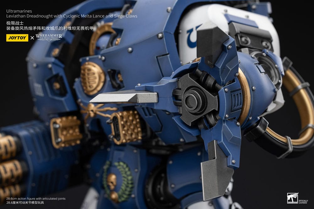 Warhammer The Horus Heresy Actionfigur 1/18 Ultramarines Leviathan Dreadnought with Cyclonic Melta Lance And Siege Claws 29 cm       - Preorder - ETA: 07.11.2025