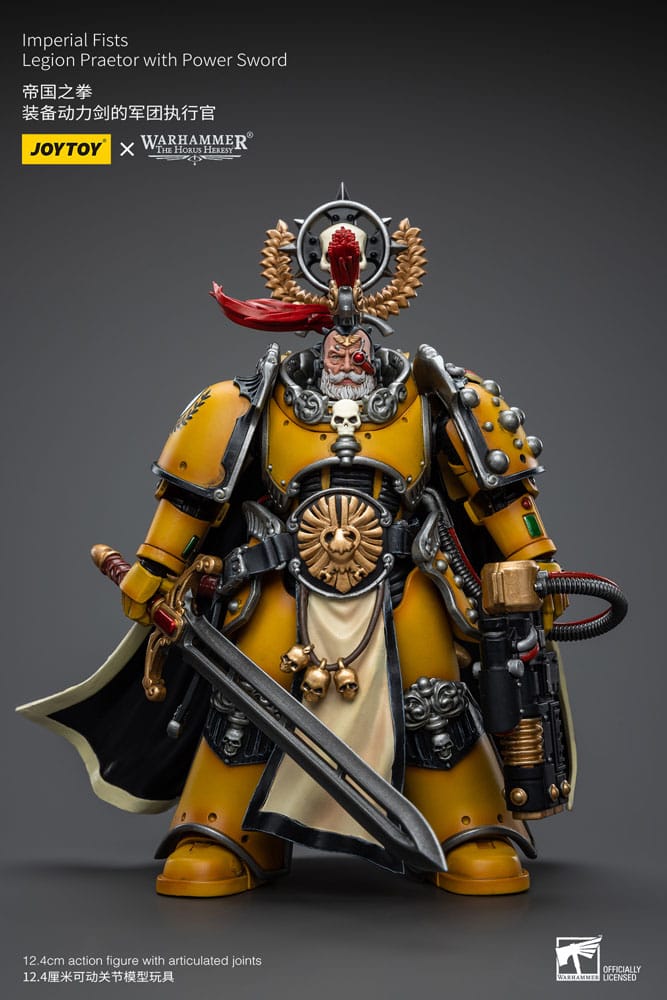 Warhammer The Horus Heresy Actionfigur 1/18 Imperial Fists Legion Praetor with Power Sword 12 cm - Preorder - ETA: 08.09.2025