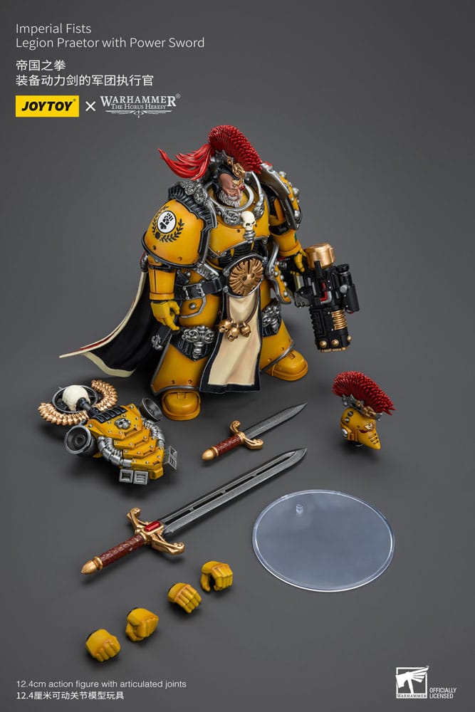 Warhammer The Horus Heresy Actionfigur 1/18 Imperial Fists Legion Praetor with Power Sword 12 cm - Preorder - ETA: 08.09.2025