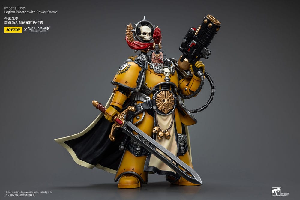 Warhammer The Horus Heresy Actionfigur 1/18 Imperial Fists Legion Praetor with Power Sword 12 cm - Preorder - ETA: 08.09.2025