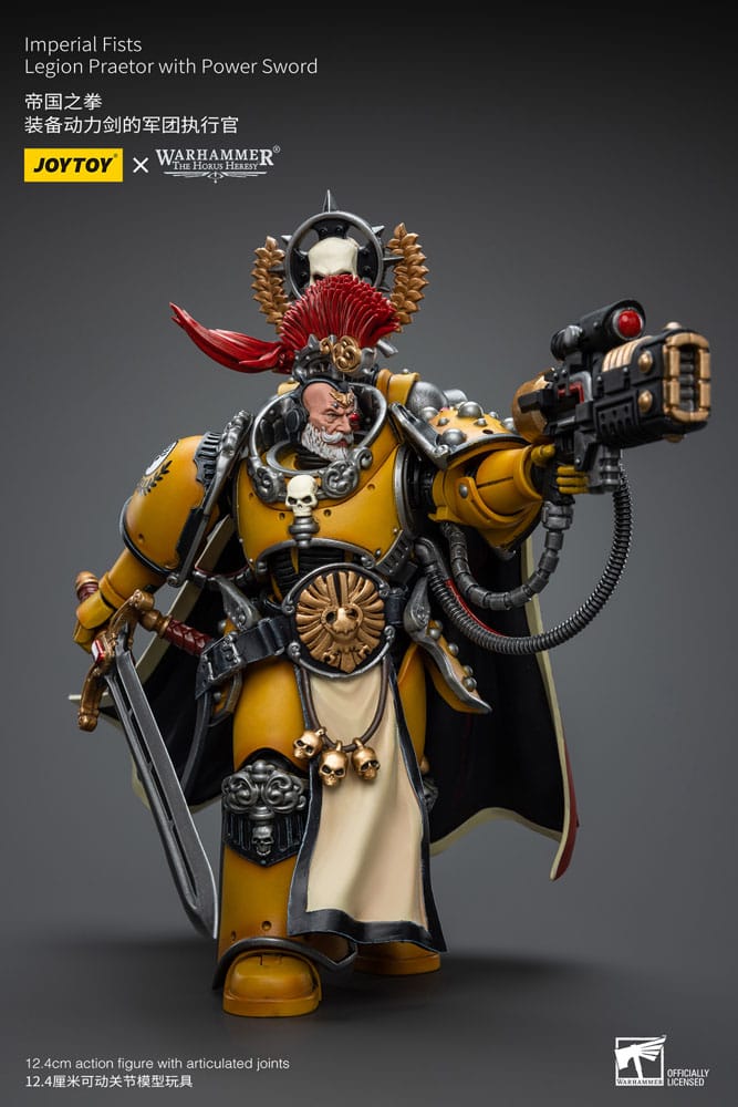 Warhammer The Horus Heresy Actionfigur 1/18 Imperial Fists Legion Praetor with Power Sword 12 cm - Preorder - ETA: 08.09.2025