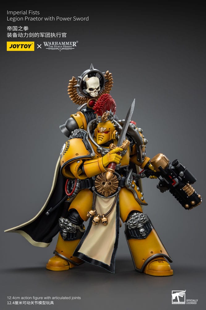 Warhammer The Horus Heresy Actionfigur 1/18 Imperial Fists Legion Praetor with Power Sword 12 cm - Preorder - ETA: 08.09.2025