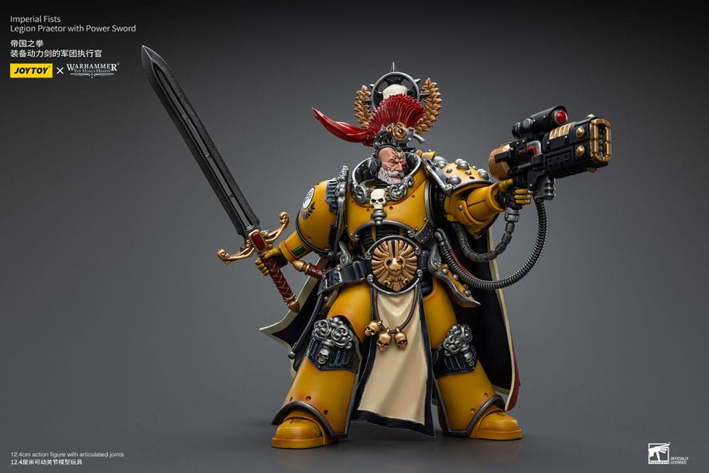 Warhammer The Horus Heresy Actionfigur 1/18 Imperial Fists Legion Praetor with Power Sword 12 cm - Preorder - ETA: 08.09.2025