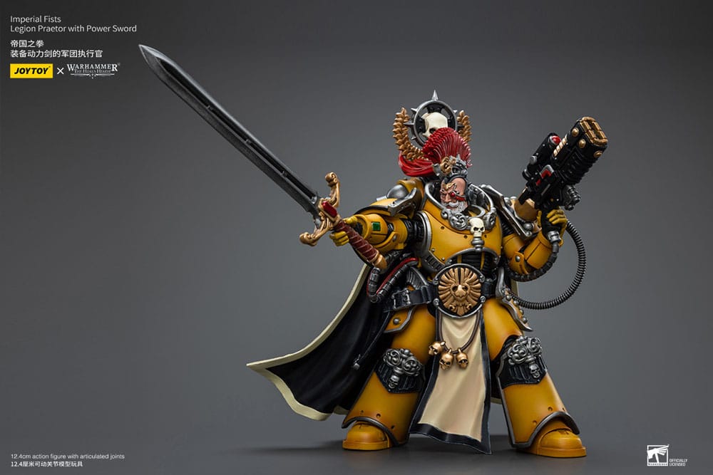 Warhammer The Horus Heresy Actionfigur 1/18 Imperial Fists Legion Praetor with Power Sword 12 cm - Preorder - ETA: 08.09.2025
