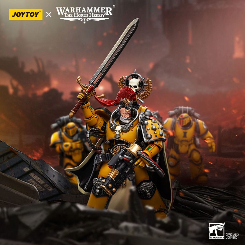 Warhammer The Horus Heresy Actionfigur 1/18 Imperial Fists Legion Praetor with Power Sword 12 cm - Preorder - ETA: 08.09.2025