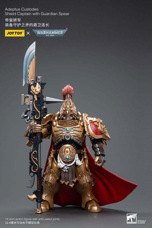 Warhammer 40k Actionfigur 1/18 Adeptus Custodes Shield Captain with Guardian Spear 12 cm     - Versand: 7 Tage nach Bestellung