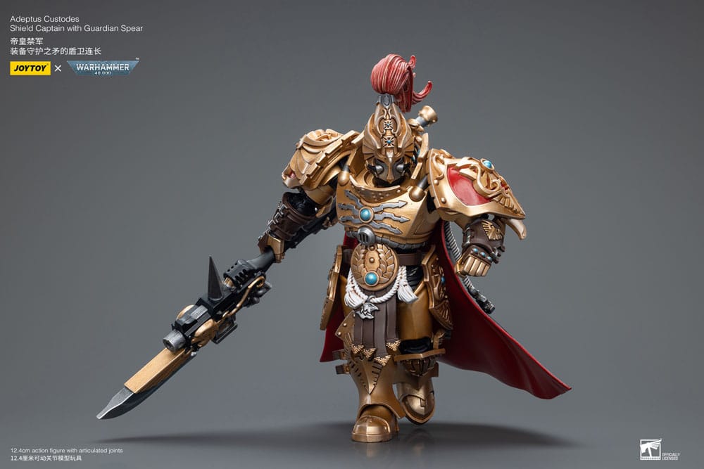 Warhammer 40k Actionfigur 1/18 Adeptus Custodes Shield Captain with Guardian Spear 12 cm     - Versand: 7 Tage nach Bestellung