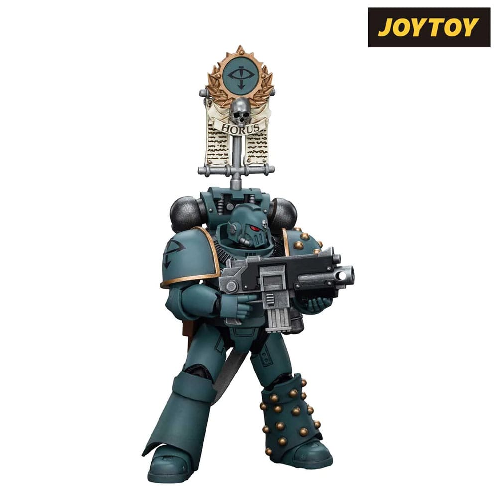 Warhammer The Horus Heresy Actionfigur 1/18 Sons of Horus MKIV Tactical Squad Legionary with Legion Vexilla 12 cm - Versand: 5-7 Tage nach Bestellung
