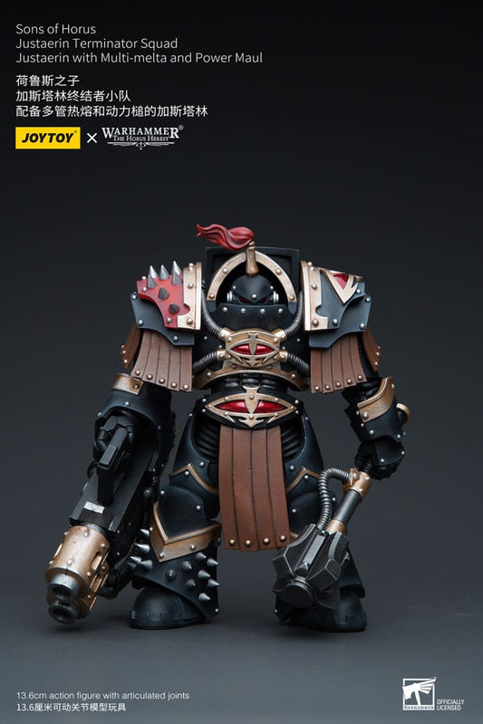 Warhammer The Horus Heresy Actionfigur 1/18 Sons of Horus Justaerin Terminator Squad Justaerin with Multi-melta and Power MauL 12 cm  - Versand: 5-7 Tage nach Bestellung
