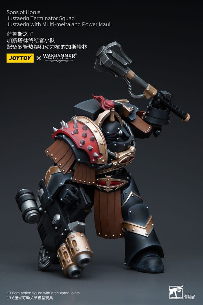 Warhammer The Horus Heresy Actionfigur 1/18 Sons of Horus Justaerin Terminator Squad Justaerin with Multi-melta and Power MauL 12 cm  - Versand: 5-7 Tage nach Bestellung