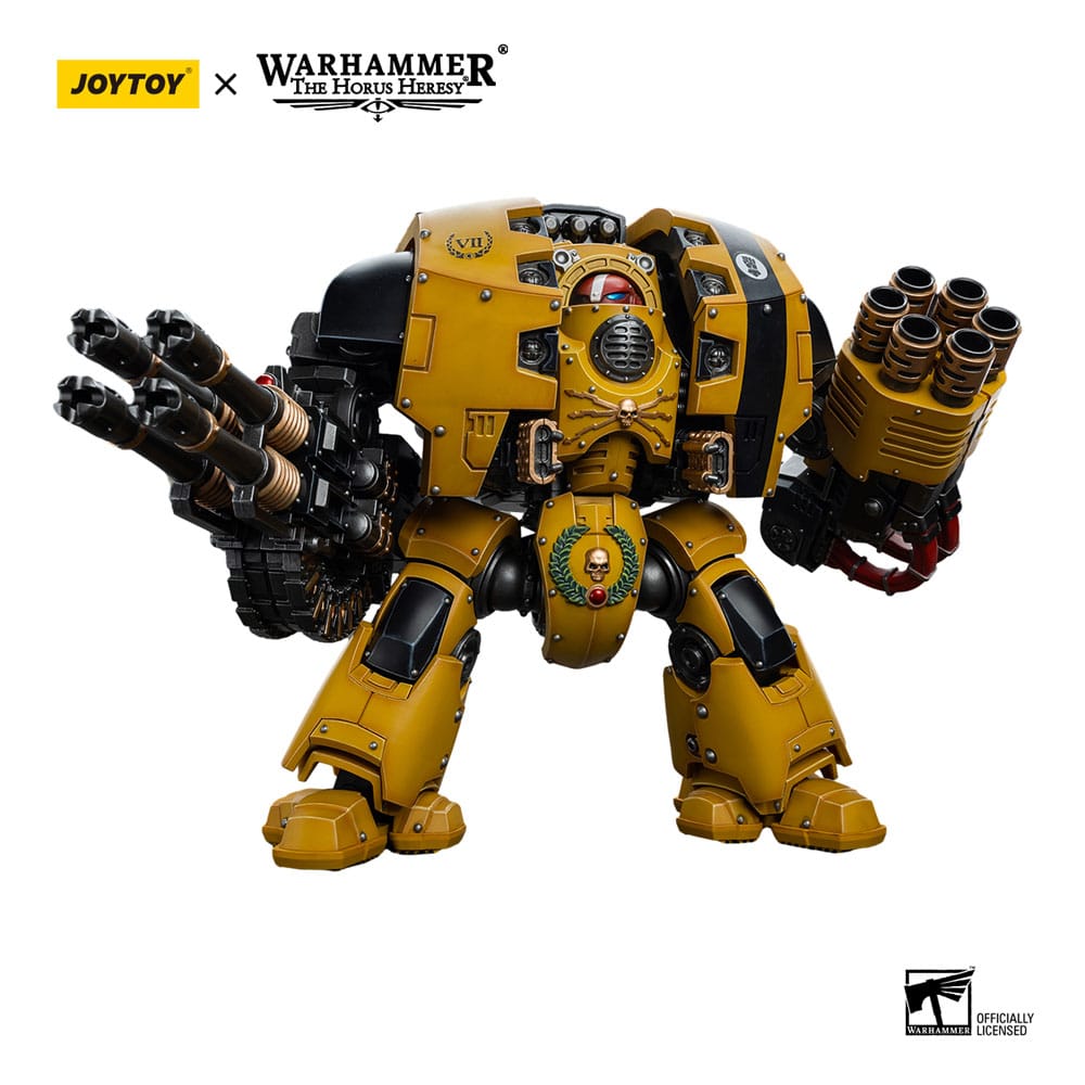 Warhammer The Horus Heresy Actionfigur 1/18 Imperial Fists Leviathan Dreadnought with Cyclonic Melta Lance and Storm Cannon 12 cm    - Preorder - ETA: 25.11.2026